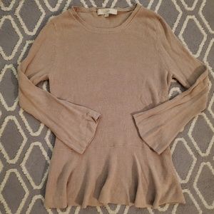 Loft Knit Peplum Top